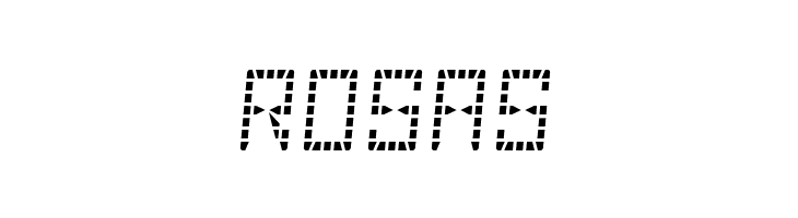 28-Segment LED DisplayRegular  Free Fonts Download