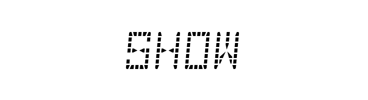 28-Segment LED DisplayRegular  Free Fonts Download