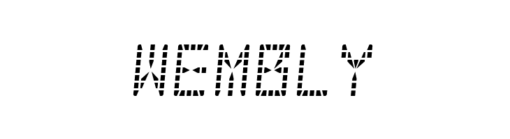 28-Segment LED DisplayRegular  Free Fonts Download