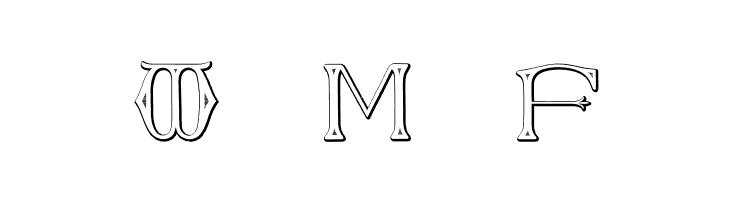 Dolphus-Mieg Alphabet Two  Free Fonts Download
