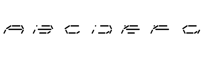 Fifteen Segment Rush Mono LDR Regular  Free Fonts Download