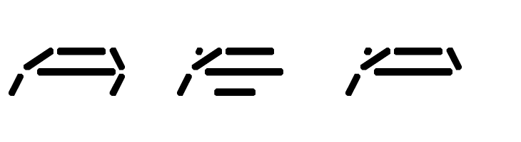 Fifteen Segment Rush Mono LDR Regular  Free Fonts Download