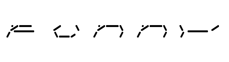 Fifteen Segment Rush Mono LDR Regular  Free Fonts Download