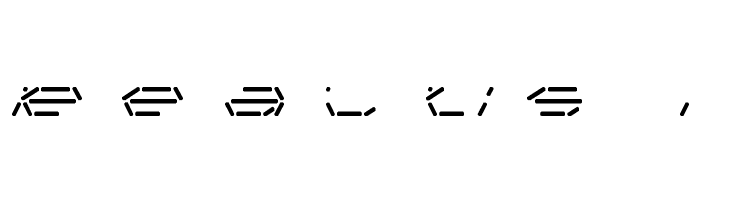 Fifteen Segment Rush Mono LDR Regular  Free Fonts Download