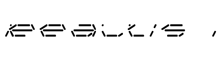 Fifteen Segment Rush Regular LDR Regular  Free Fonts Download