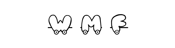 JI Toy Train  Free Fonts Download