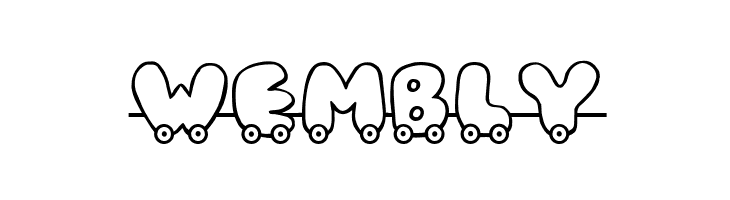 JI Toy Train  Free Fonts Download