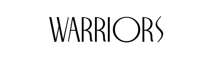 WARRIORS NiteClub Normal Font