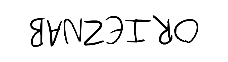 Upside down and backwards  Free Fonts Download