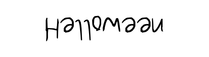 Upside down and backwards  Free Fonts Download