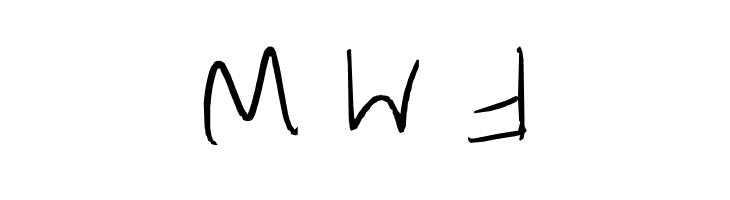 Upside down and backwards  Free Fonts Download