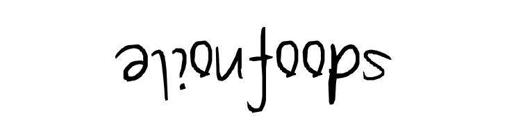 Upside down and backwards  Free Fonts Download