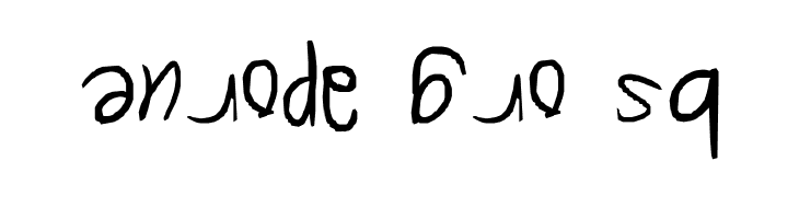 Upside down and backwards  Free Fonts Download