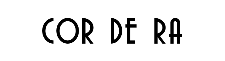 COR%2BDE%2BRA Sierra Madre Font