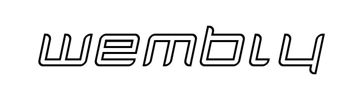 Quarx Outline Italic  Free Fonts Download