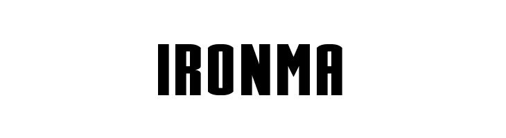 IRONMA Stark Font