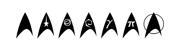 TrekArrowheads  Free Fonts Download