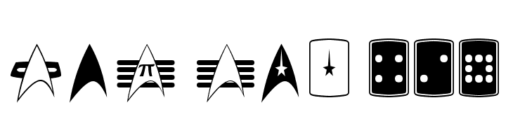 TrekArrowheads  Free Fonts Download