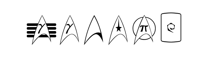 TrekArrowheads  Free Fonts Download