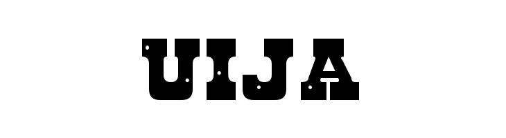 UIJA Roughknight Font