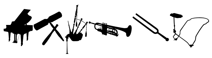 WCMusicaBta  Free Fonts Download