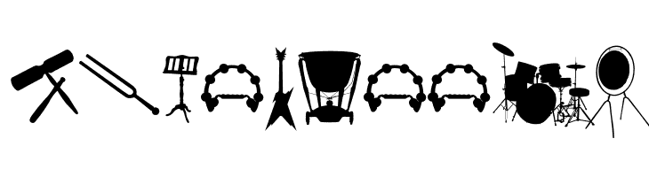 WCMusicaBta  Free Fonts Download