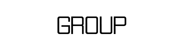GROUP Rational Integer Font