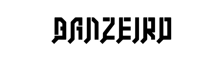 FSB08KlangStencilAl  Free Fonts Download