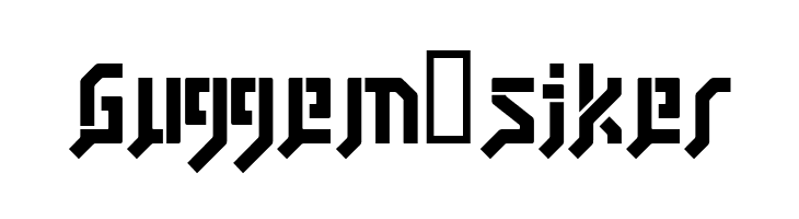 FSB08KlangStencilAl  Free Fonts Download