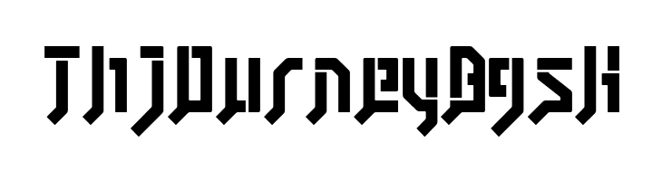 FSB08KlangStencilAl  Free Fonts Download