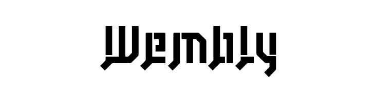 FSB08KlangStencilAl  Free Fonts Download