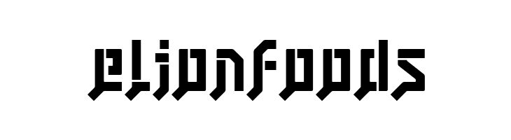 FSB08KlangStencilAl  Free Fonts Download