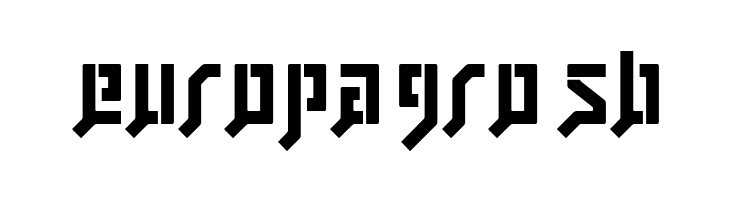 FSB08KlangStencilAl  Free Fonts Download