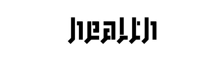 FSB08KlangStencilAl  Free Fonts Download