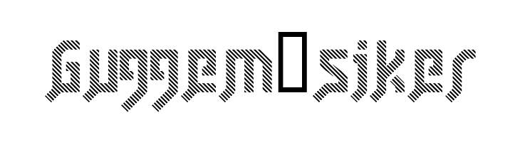 FSB08KlangstripeAl  Free Fonts Download