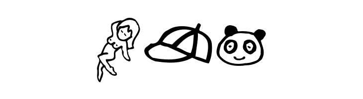 HolidayIllustA  Free Fonts Download