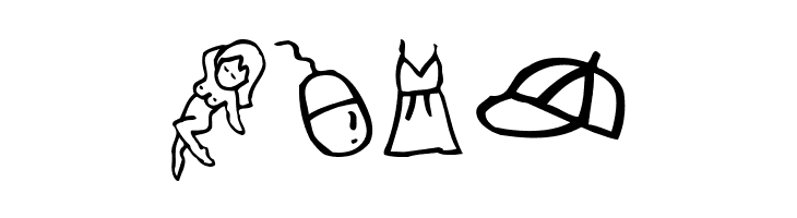 HolidayIllustA  Free Fonts Download