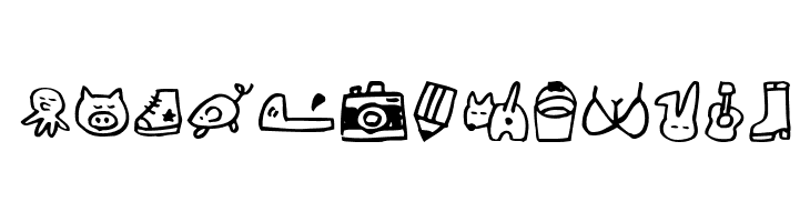 HolidayIllustA  Free Fonts Download