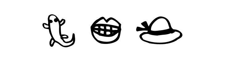 HolidayIllustA  Free Fonts Download