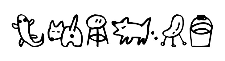 HolidayIllustA  Free Fonts Download