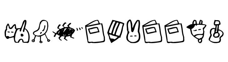 HolidayIllustA  Free Fonts Download