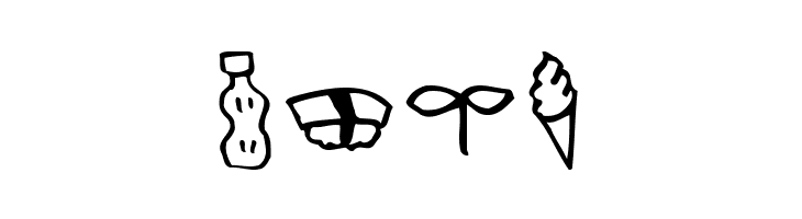 HolidayIllustB  Free Fonts Download