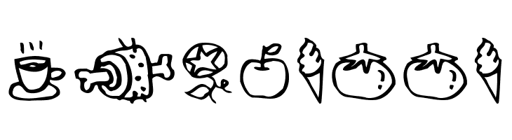 HolidayIllustB  Free Fonts Download