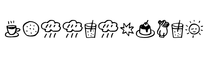 HolidayIllustB  Free Fonts Download