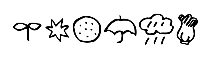 HolidayIllustB  Free Fonts Download