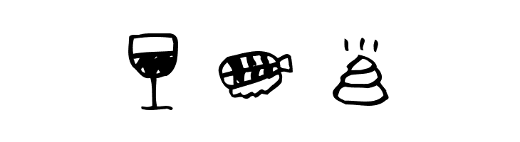 HolidayIllustB  Free Fonts Download