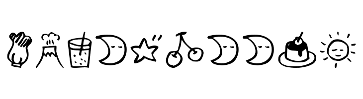 HolidayIllustB  Free Fonts Download