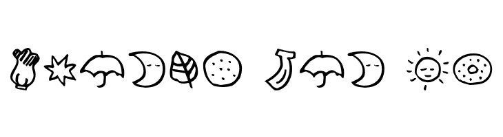 HolidayIllustB  Free Fonts Download