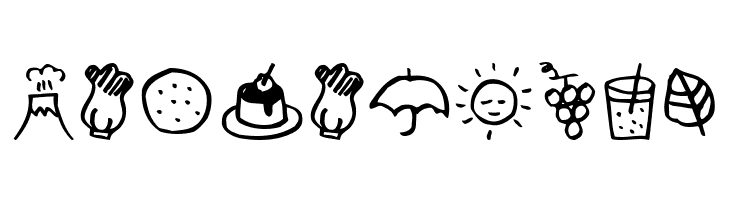 HolidayIllustB  Free Fonts Download