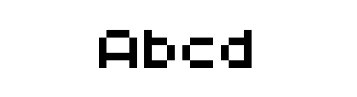 D3 Littlebitmapism Round  Free Fonts Download